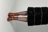 Kahverengi Fermuar Detaylı  Bot